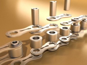 bicycle chain link high res Modelo 3D