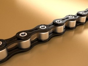 bicycle chain link high res Modelo 3D