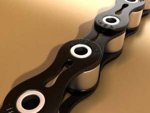 bicycle chain link high res Modelo 3D