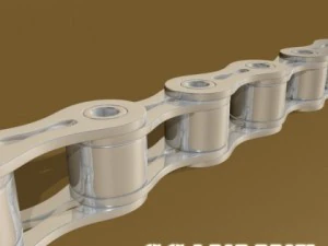 bicycle chain link high res 3D Model