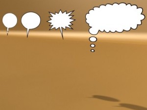 23 speech bubbles collection 3D Модель