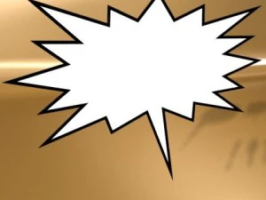 9 speech bubbles collection 3D Model
