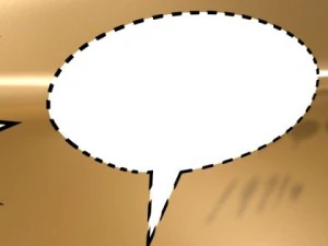 9 speech bubbles collection 3D Model