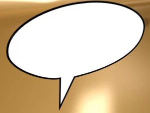 9 speech bubbles collection 3D Model