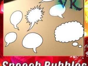 12 speech bubbles collection 3D Model