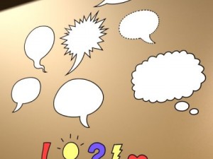 12 speech bubbles collection Modelo 3D
