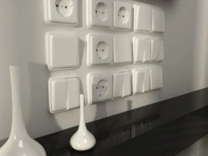 electric switch  outlet collection 3D Model