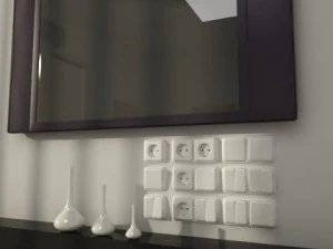 electric switch  outlet collection 3D Model