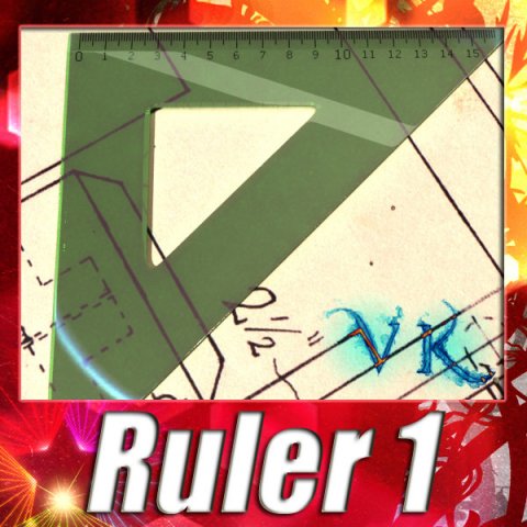 square angle ruler 01 3D-Modell .c4d .max .obj .3ds .fbx .stl .blend 