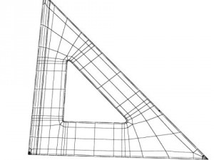 square angle ruler 01 3D-Modell