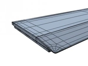 Lineal 03 hochaufl&ouml;send 3D Modell