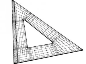 4 rulers collection 3D Model