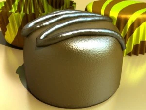 chocolate candy 01 3D Model