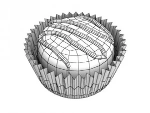 chocolate candy 01 3D Model