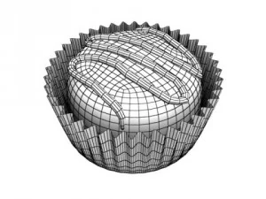 chocolate candy 01 3D Model