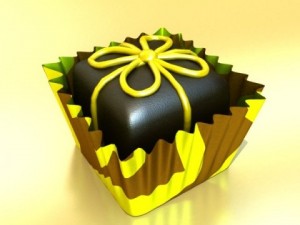 chocolate candy 2 high res Modelo 3D