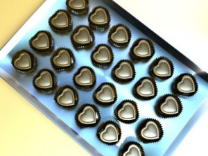 chocolate candy heart shaped 3D Model
