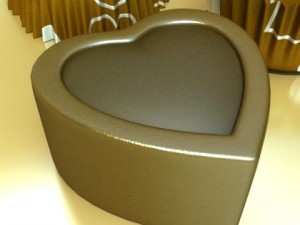 chocolate candy heart shaped 3D Model