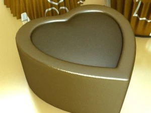 chocolate candy heart shaped 3D Model