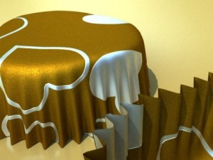 chocolate candy heart shaped 3D Model
