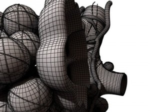 alveoli anatomy 3D-Modell