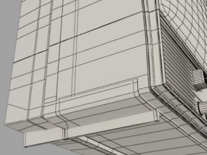 retro tv high res 3D Model