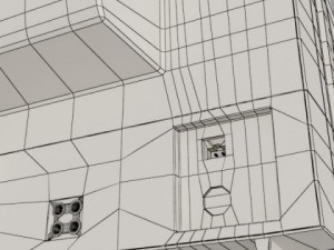 retro tv high res 3Dモデル