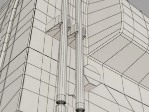 retro tv high res 3D Model