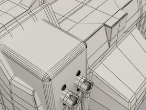retro tv high res 3Dモデル