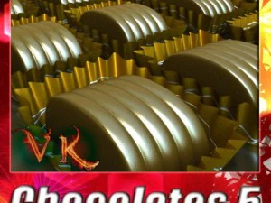 caramelle al cioccolato 05 alta risoluzione Modello 3D