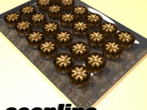 chocolate candy 07 high res 3D Model