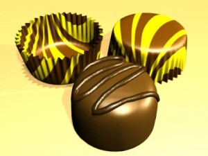 chocolate candy assortment high res Modelo 3D