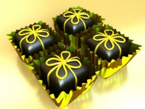 chocolate candy assortment high res Modelo 3D