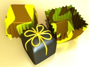 chocolate candy assortment high res Modelo 3D