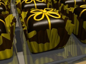 chocolate candy assortment high res Modelo 3D