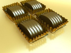 chocolate candy assortment high res Modelo 3D