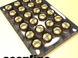 chocolate candy assortment high res Modelo 3D
