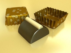 chocolate candy assortment high res Modelo 3D