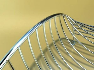 lemons in decorative metal wire container 3D Model