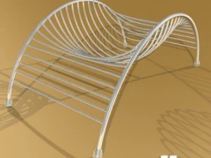 lemons in decorative metal wire container 3D Model
