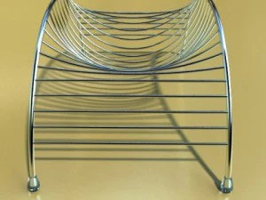 decorative  metal container 01 3D Model
