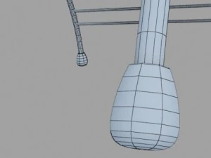 decorative  metal container 01 3D Model