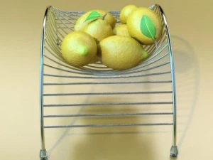 decorative  metal container 01 3D Model