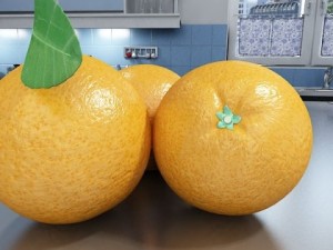 orange high detailed high resolution textures Modelo 3D