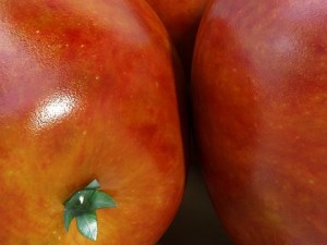 red apple high detail 3Dモデル