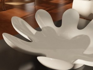 yellow apples in bowl 3Dモデル