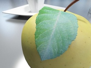 yellow apples in bowl 3Dモデル