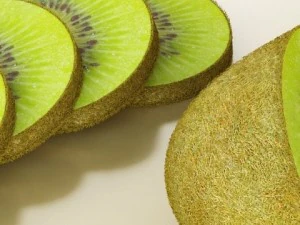 kiwi fruit in basket 3D Model