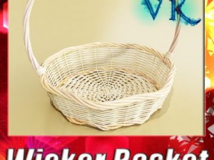 wicker basket 3D 모델