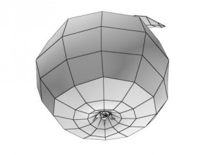 pears in metal basket 3D Модель